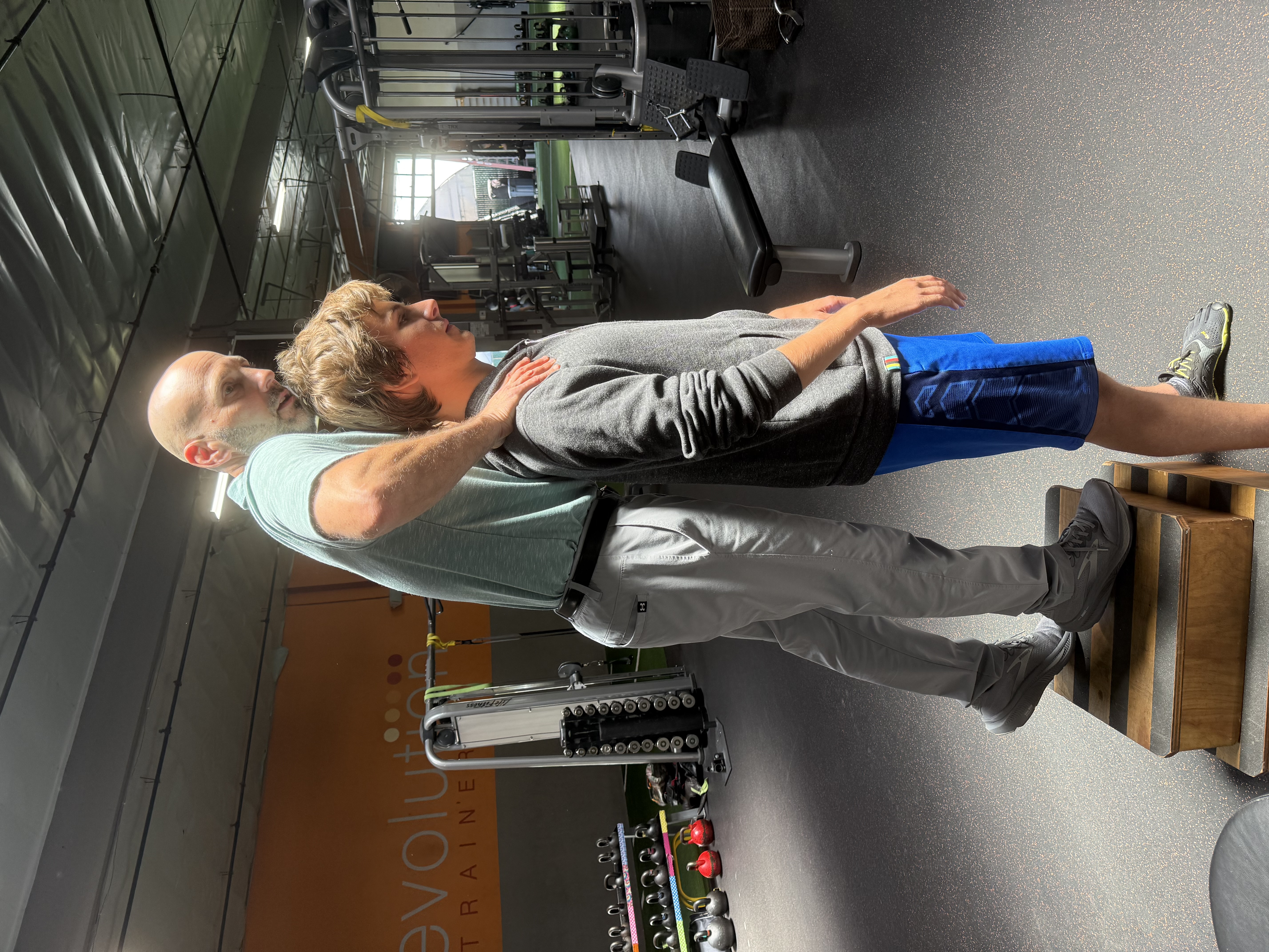 Patient receiving manual therapy on their shoulder from a physical therapist at a physical therapy clinic in San Jose, CA